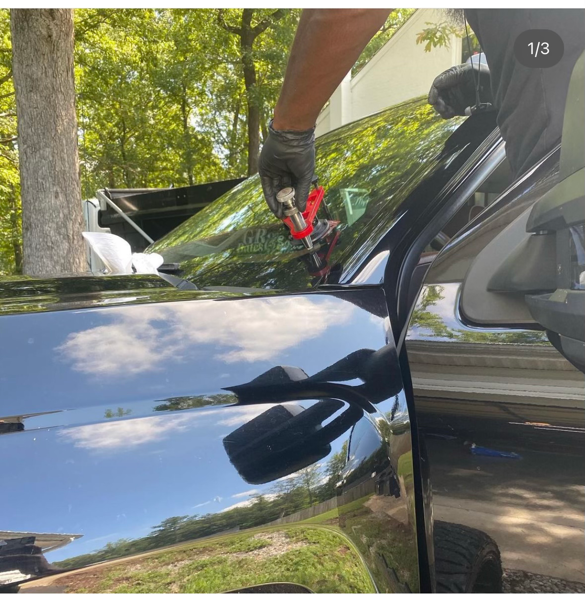 Windshield chip repair by Fast AutoGlass